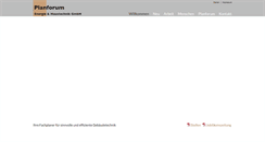 Desktop Screenshot of planforum.ch